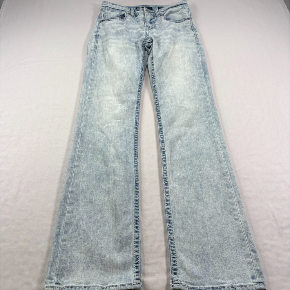 Buckle BKE Jeans Mens 29x34 Blue Aden Bootcut Light Wash Denim
